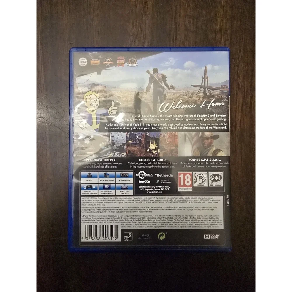 Fallout‎ 4 - PS4 - Sony PlayStation 4 - COMPLETE WITH POSTER & Manual